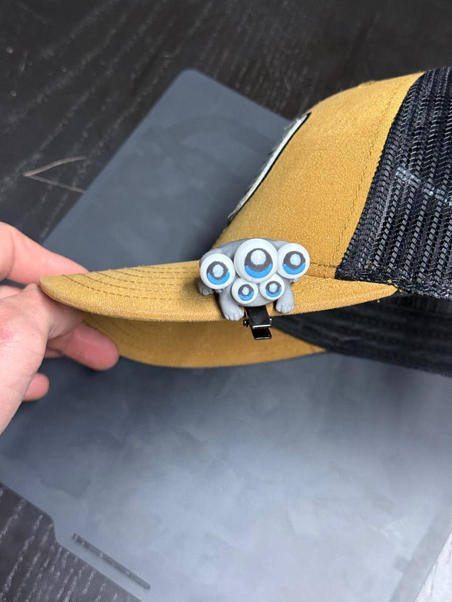 Pentaclops clipped on hat